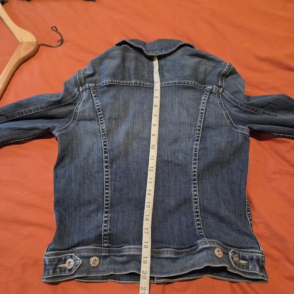 AG Adriano Goldschmied Medium Blue Denim Jacket Women's Medium - Picture 5 of 6